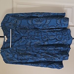 #3609 Style & co size petite medium blue shirt